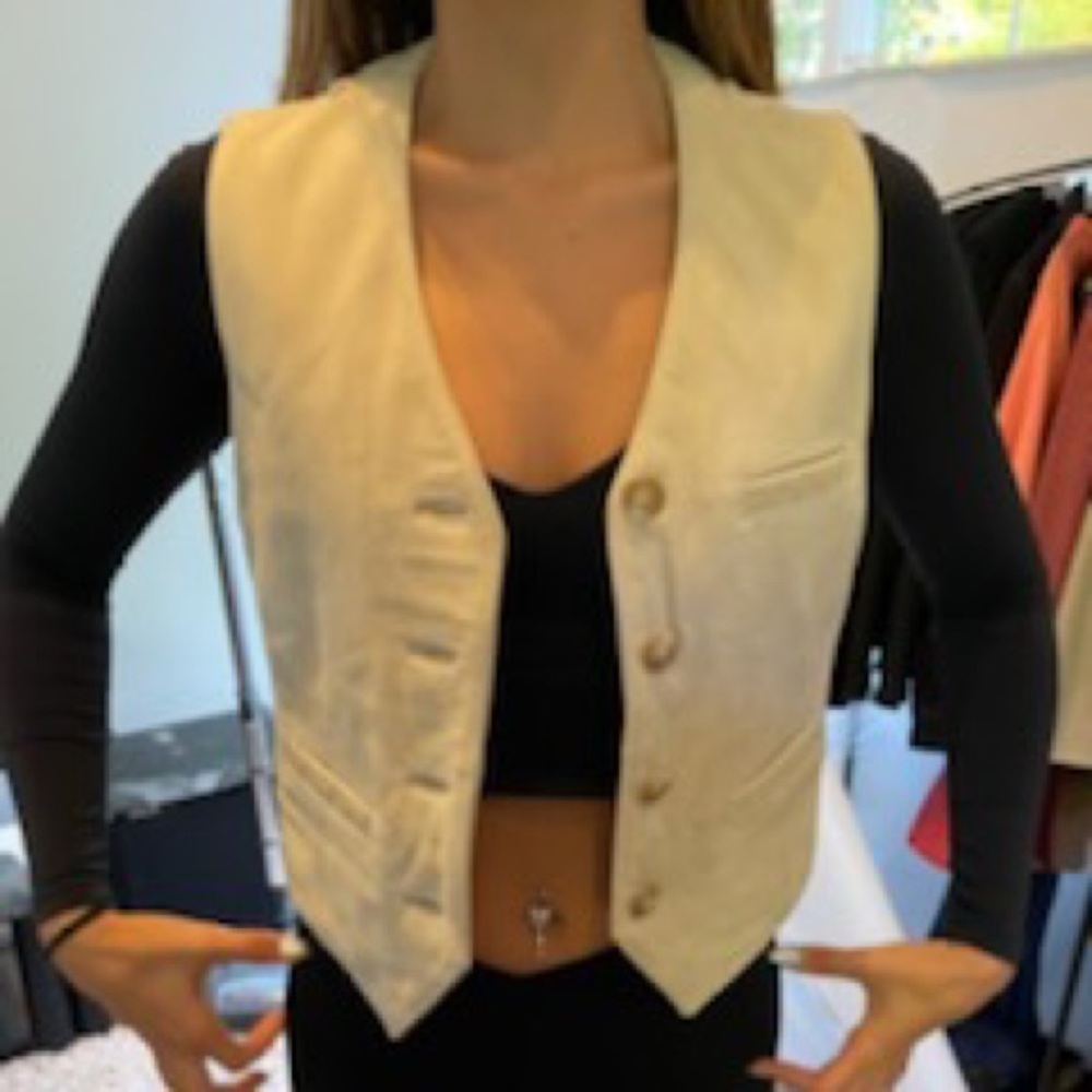 Leather vest